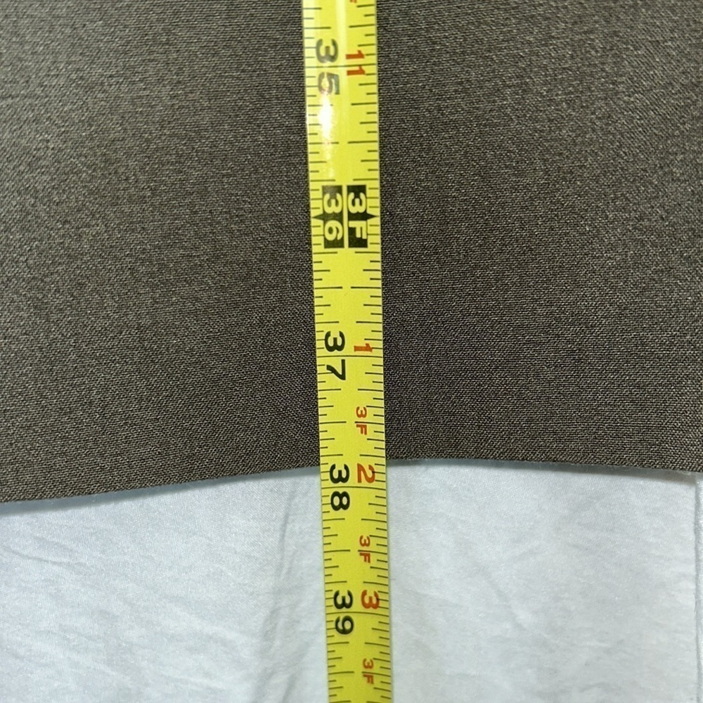 Unique deep Green/Brown Zipper Dress: Size 4 - Picture 7 of 8